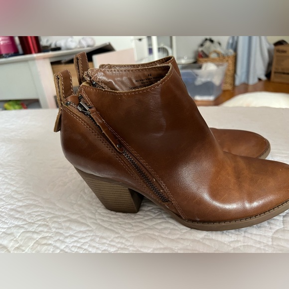 Brown Heel Booties - Picture 5 of 6